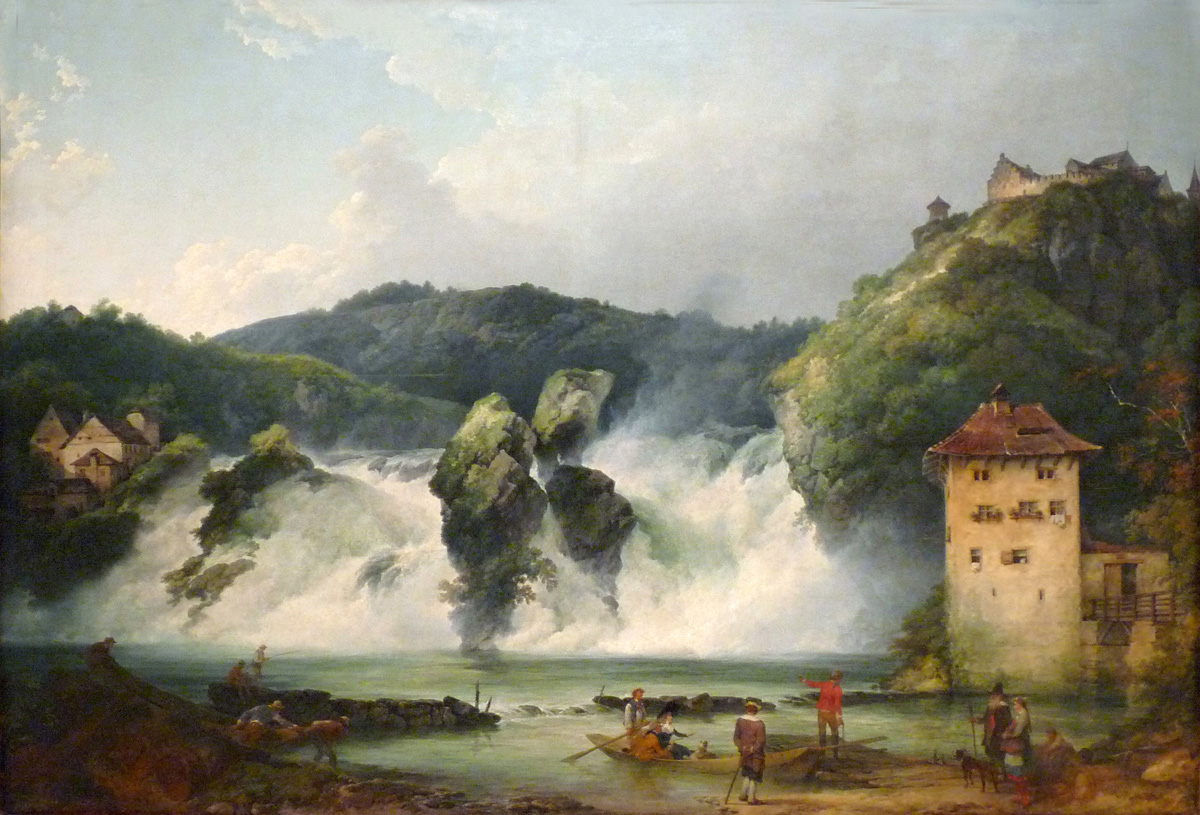  the falls of the rhine at schaffhausen